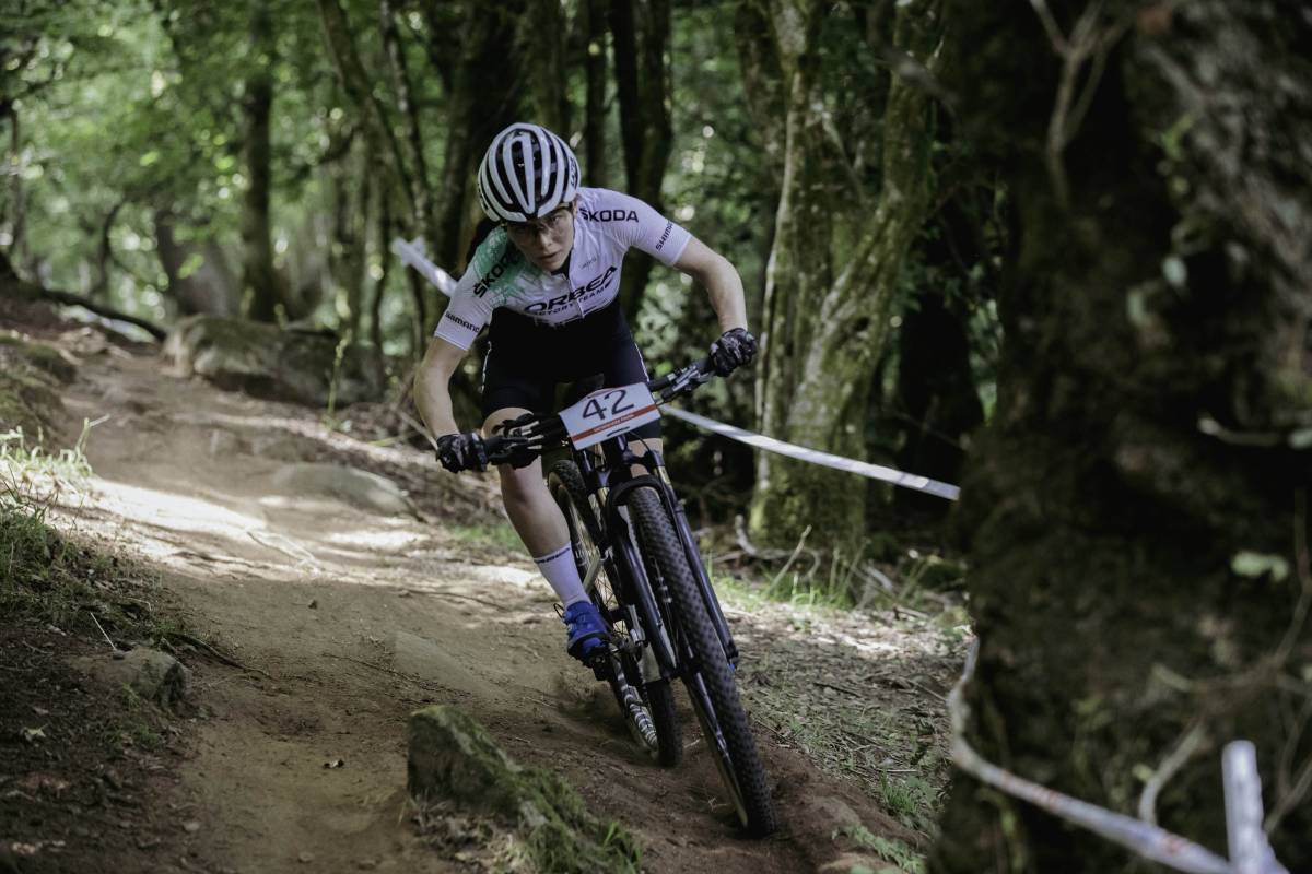 Hot weather and hotter racing at the 2021 HSBC UK National MTB XC