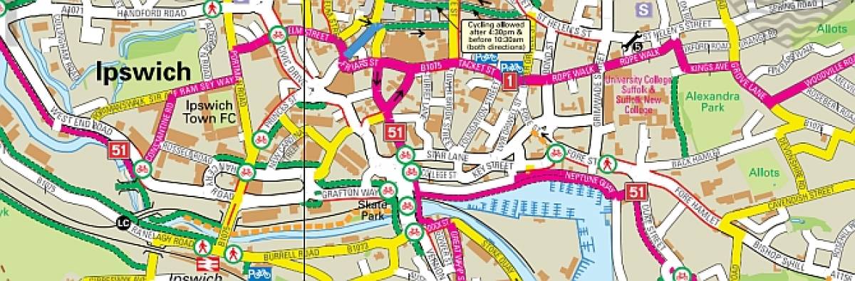 20120327 Ipswich Cycle Map Grab 670 