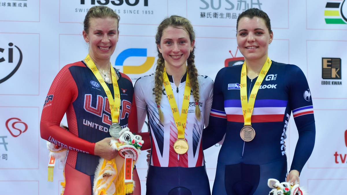 Laura Trott takes omnium gold in Hong Kong as Great Britain clinch ...