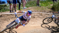 Evie Richard and Cameron Orr take elite cross-country wins at Woody&amp;#039;s Bike Park