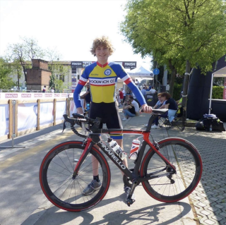 A young Matthew Robertson in Woolich CC kit