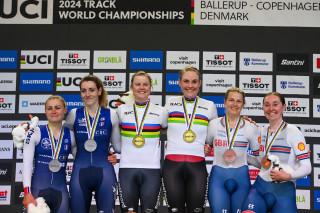 Katie Archibald and Neah Evans take Madison bronze at the 2024 UCI Tissot Track World Championships