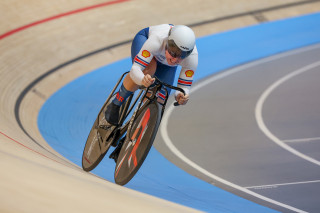 Sophie Capewell takes the women's 500m TT silver medal Sophie Capewell and Katy Marchant on the women's 500m TT podium at the 2024 UCI Tissot Track World Championships