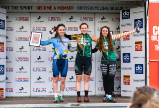 Elite women podium