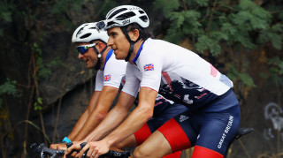 Team GB's Geraint Thomas and Steve Cummings train in Rio