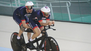 ParalympicsGB's Steve Bate and Adam Duggleby train ahead of the Rio Paralympic Games