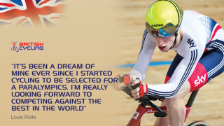 Louis Rolfe will compete in the team sprint alongside Jody Cundy and Jon-Allan Butterworth