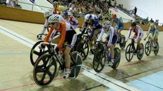 Great Britain&rsquo;s Grace Garner currently second place in the junior women&rsquo;s omnium at European track championships